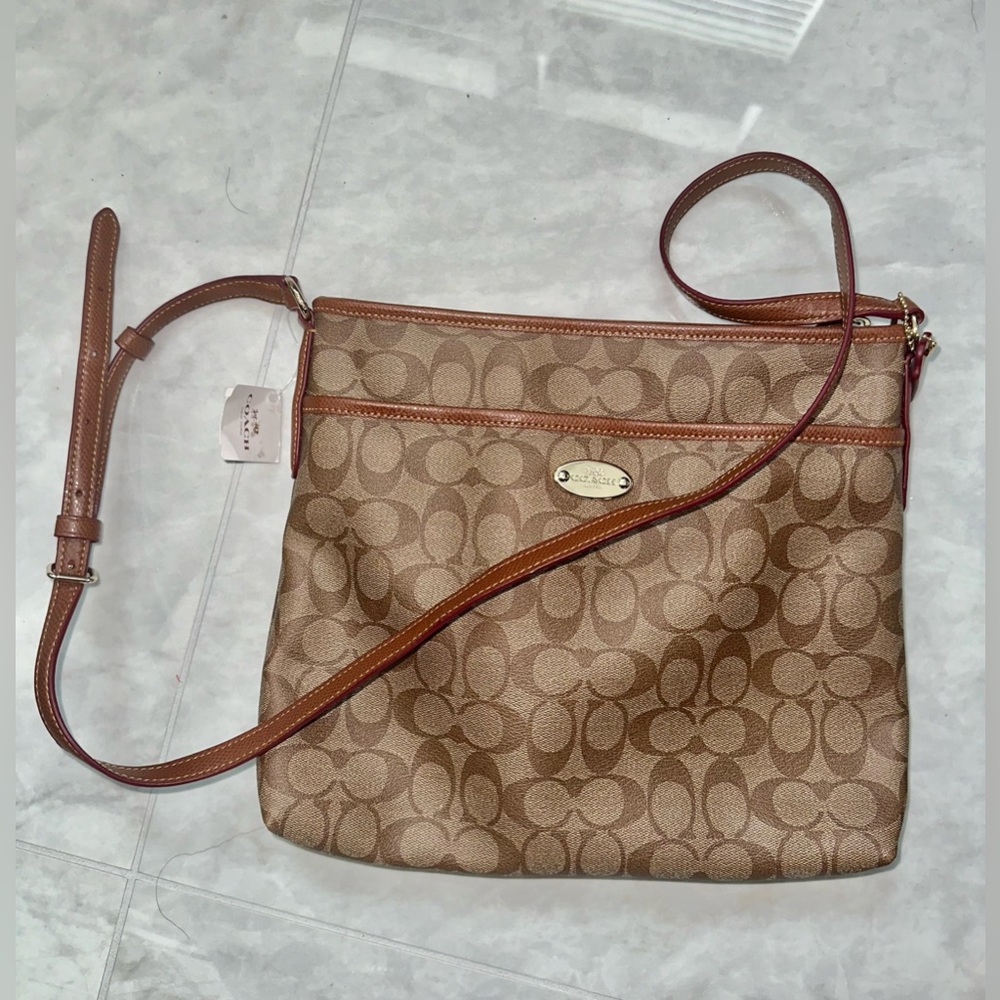 Coach Brown Crossbody Bag. New with tags